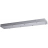 База ODEON LIGHT BASE L-VISION ODL24 317 7X для линии SCROW, SHINY /82х15см металл, серебристый