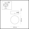 База ODEON LIGHT VERSION HALL ODL24 493 золото/металл для 2-х колец