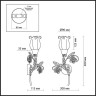 Бра ODEON LIGHT AMELI 2252/1W