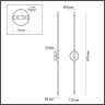 Бра ODEON LIGHT ANTA 4393/20WL