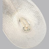 Бра ODEON LIGHT CABOCHON HALL ODL24 515 E14 1*40W металл стекло фарфор, золото прозрачный