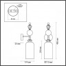 Бра ODEON LIGHT CLASSIC BIZET 4855/1WA