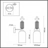 Бра ODEON LIGHT CLASSIC CANDY 4861/1W