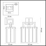Бра ODEON LIGHT EDERA 4976/1W