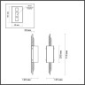 Бра ODEON LIGHT EXCLUSIVE MARGARET 4895/2W