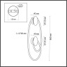 Бра ODEON LIGHT HIGHTECH 4000K CORDA