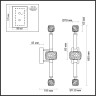 Бра ODEON LIGHT KLIFF 5427/28WL