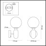 Бра ODEON LIGHT OKIA 4669/1W