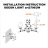 Бра ODEON LIGHT TENDER 2796/2W