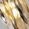 Бра ODEON LIGHT VILNA HALL ODL24 501 E14 3*40W золото/дымчатый/янтарный/матовый белый/металл/хрусталь