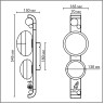 Фасадный светильник ODEON LIGHT LUMA 5434/2W
