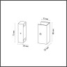 Фиксатор для накладного монтажа ODEON LIGHT FINO HIGHTECH ODL25 IP20 (двухсторонний)