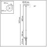 Грунтовый светильник ODEON LIGHT DISC 7189/6GLA
