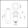 Грунтовый светильник ODEON LIGHT NATURE WALD 6662/3GL3