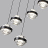 Люстра ODEON LIGHT KLOT L-VISION ODL24 391 LED 40W 4000K 2528лм металл акрил, чёрный