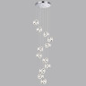 Люстра ODEON LIGHT MIRAGE L-VISION ODL24 451 LED 83W 4000K 5220лм металл акрил, хром