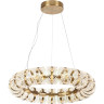 Люстра ODEON LIGHT MIRAGE L-VISION ODL24 453 LED 128W 4000K 7597лм металл акрил, античная бронза