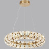 Люстра ODEON LIGHT MIRAGE L-VISION ODL24 453 LED 128W 4000K 7597лм металл акрил, античная бронза