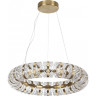 Люстра ODEON LIGHT MIRAGE L-VISION ODL24 453 LED 128W 4000K 7597лм металл акрил, античная бронза