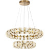 Люстра ODEON LIGHT MIRAGE L-VISION ODL24 453 LED 230W 4000K 14677лм металл акрил, античная бронза