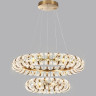 Люстра ODEON LIGHT MIRAGE L-VISION ODL24 453 LED 230W 4000K 14677лм металл акрил, античная бронза