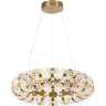 Люстра ODEON LIGHT MIRAGE L-VISION ODL24 453 LED 92W 4000K 4873лм металл акрил, античная бронза