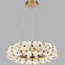 Люстра ODEON LIGHT MIRAGE L-VISION ODL24 453 LED 92W 4000K 4873лм металл акрил, античная бронза