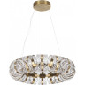 Люстра ODEON LIGHT MIRAGE L-VISION ODL24 453 LED 92W 4000K 4873лм металл акрил, античная бронза