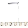 Люстра ODEON LIGHT MIRAGE L-VISION ODL24 455 LED 40W 4000K 2453лм металл акрил, хром 5029/40L