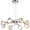 Люстра ODEON LIGHT MIRAGE L-VISION ODL24 455 LED 53W 4000K 3744лм металл акрил, хром