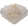 Люстра ODEON LIGHT PAROTI HALL ODL24 519 E14 11*40W металл хрусталь стекло, золото прозрачный янтарный