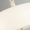 Люстра ODEON LIGHT POLLEN MODERN ODL_EX24 43 E14 5*40W металл керамика ткань, золотой молочный белый