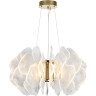 Люстра ODEON LIGHT SIAMA L-VISION ODL25 559 LED 115W 3500K 7789Лм под латунь/прозрачный/акрил