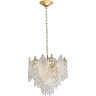 Люстра ODEON LIGHT TEARS HALL ODL24 511 E14 11*40W металл хрусталь стекло, золото прозрачный/