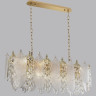 Люстра ODEON LIGHT TEARS HALL ODL24 511 E14 14*40W металл хрусталь стекло, золото прозрачный