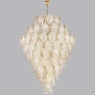 Люстра ODEON LIGHT TEARS HALL ODL24 513 E14 89*25W металл хрусталь стекло, золото прозрачный