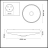 Накладной светильник ODEON LIGHT BRILLA 4059/45CL