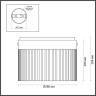 Накладной светильник ODEON LIGHT PILLARI 5047/24LC