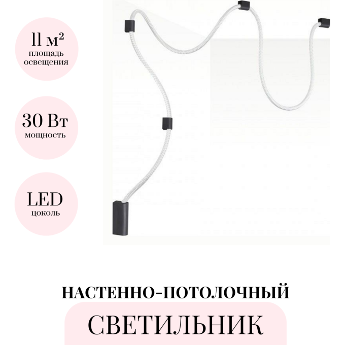 Настенно-потолочный светильник ODEON LIGHT CORDA 4391/30CL