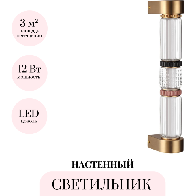 Настенный светильник ODEON LIGHT COLLIER 5455/12WL