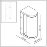 Настенный светильник ODEON LIGHT CORTENA 7180/12WL