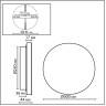 Настенный светильник ODEON LIGHT ECODESIGN 7073/15WL