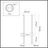 Настенный светильник ODEON LIGHT FILLINI 4335/18WGP