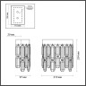 Настенный светильник ODEON LIGHT HALL DAKISA 4985/2W