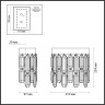 Настенный светильник ODEON LIGHT HALL DAKISA 4986/2W