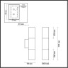 Настенный светильник ODEON LIGHT HIGHTECH BAZEL 4281/2WA