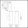 Настенный светильник ODEON LIGHT HIGHTECH DARIO 3833/2WB