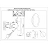 Настенный светильник ODEON LIGHT HIGHTECH ECLISSI 3871/6WL