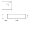 Настенный светильник ODEON LIGHT HIGHTECH FRAMANT 4294/20WL