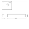 Настенный светильник ODEON LIGHT HIGHTECH FRAMANT 4295/40WL